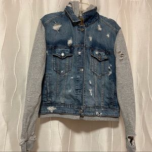 American Eagle Distressed Jean Jacket
